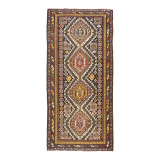 Late 18th Century Antique Caucasian Kuba Rug 4'9'' x 10' For Sale