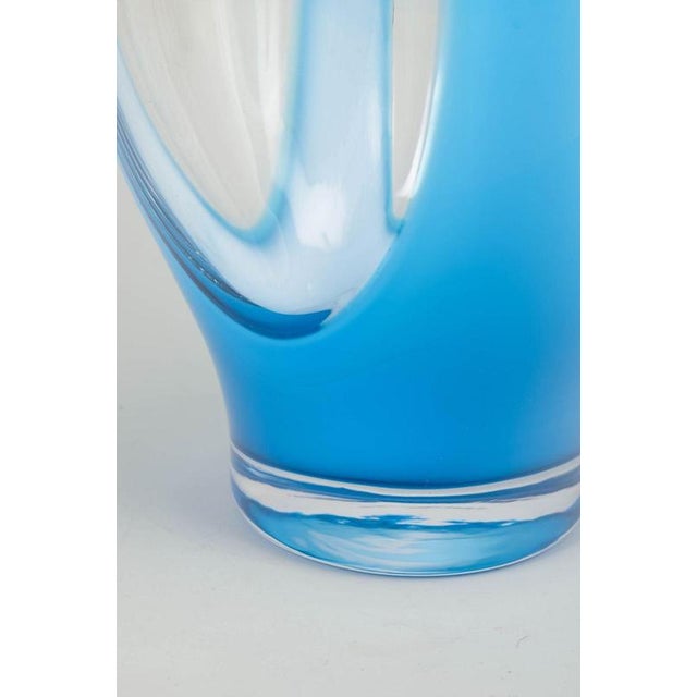 Monumental Art Glass Vase by Books Glas, Kosta, Sweden, 20th Century For Sale - Image 3 of 5