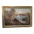 Large H Wilson Painting "Mountain Sunset Over Lake" For Sale