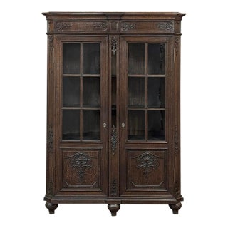19th Century Liegeoise Louis XIV Bookcase ~ Bibliotheque For Sale