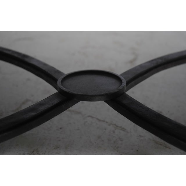 Italian Pietra Dura Style Large Rectangular Marble Inlaid Coffee Table For Sale - Image 11 of 17