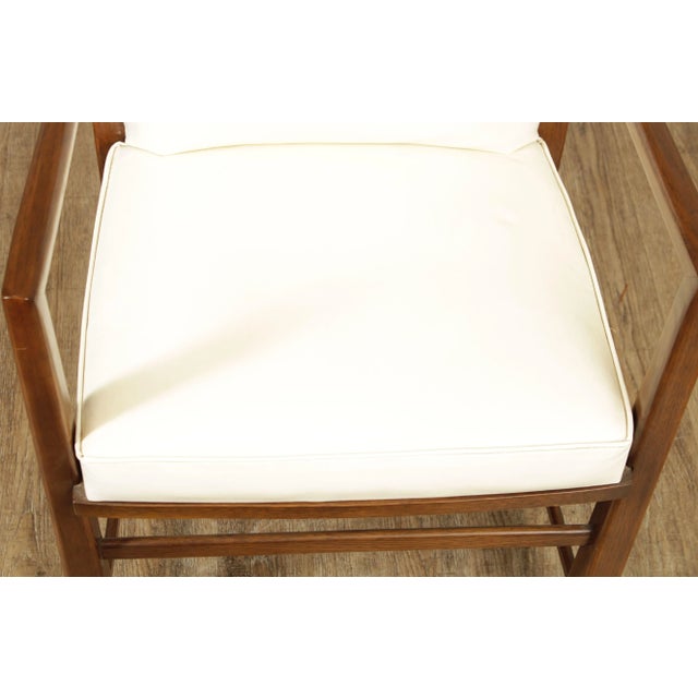 White Dorothy Lerner Mid Century Modern Armchairs (C) - A Pair For Sale - Image 8 of 13