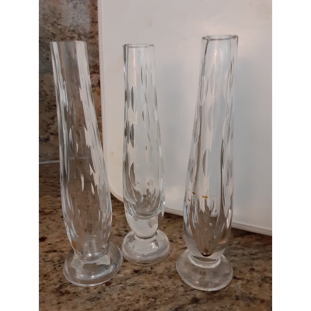 Waterford Crystal Tall Bud Vases 4 Available Chairish