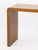 Mid-Century Modern Karl Springer Style Faux Ostrich Console Table For Sale - Image 3 of 8
