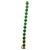 12 Carat Natural Emerald & 1 Carat Diamond Tennis Bracelet 14 Kt Yellow Gold For Sale - Image 18 of 18