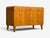 1940s Swedish Modern, Chest of Drawers, Elm, Brass, Sweden, 1940s For Sale - Image 5 of 13