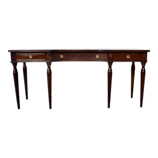 Henredon Furniture Traditional Regency Style Console Table For Sale