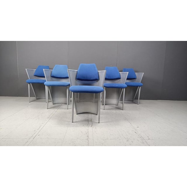 Postmodern Dining Chairs, 1980s, Set of 6 For Sale - Image 10 of 14