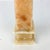 Beautiful vintage carved stone obelisk with gold toned metal accents. Love the shape. Classic style. Great addition to any...