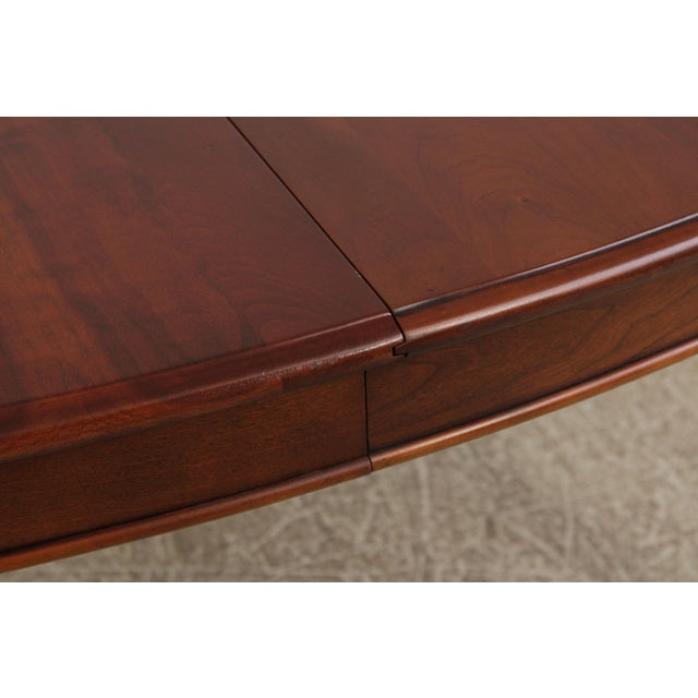 1990s Harden Directoire Style Cherry Dining Room Table For Sale - Image 5 of 14