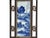 Vintage Chinese Wood Frame Porcelain Scenery Plaque Panel For Sale - Image 9 of 10