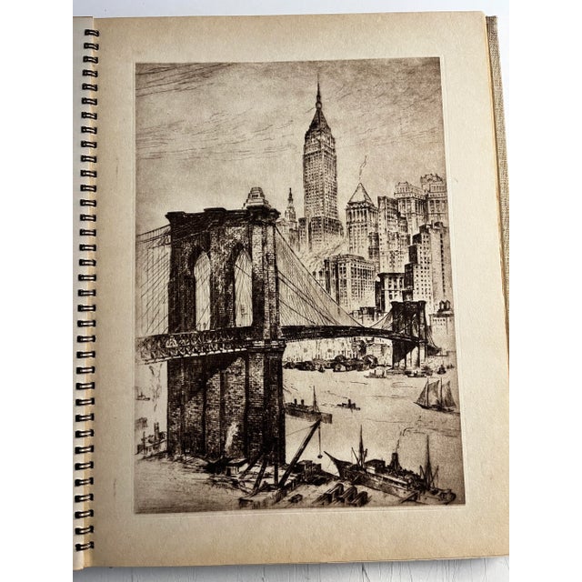 1939 New York in Etchings Book For Sale - Image 12 of 12
