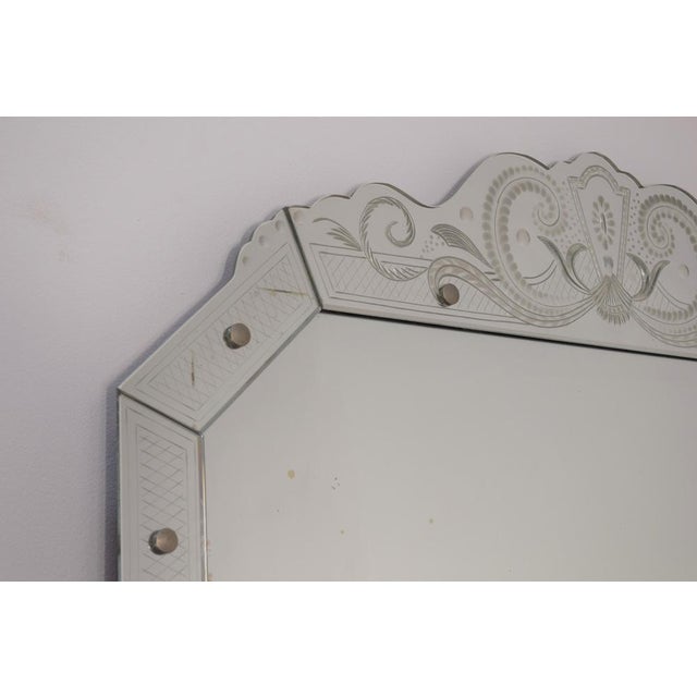 Vintage Italian Mirror by Pietro Chiesa, 1950s For Sale - Image 9 of 16