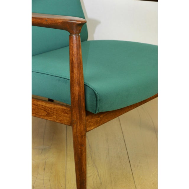 Textile GFM-64 Lounge Chair in Green by Edmund Homa, 1970s For Sale - Image 7 of 12