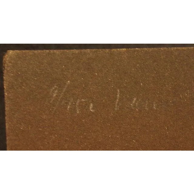 Impressionist Peter Keefer "View" Signed #Ed Red Fine Art Western Landscape Taos New Mexico For Sale - Image 3 of 3