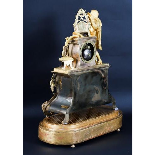 Antique 19th Century French Sevres Ormolu Mantel Clock from Leroy Paris For Sale - Image 17 of 18