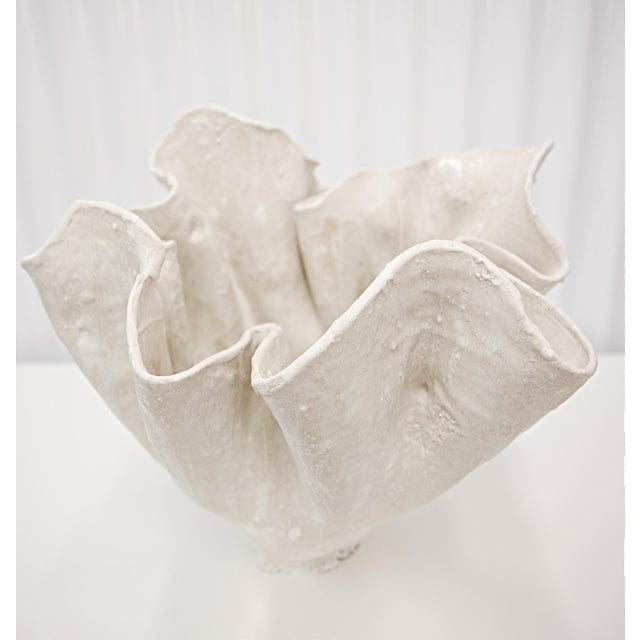 Ceramic Flourish Vase I For Sale - Image 7 of 12
