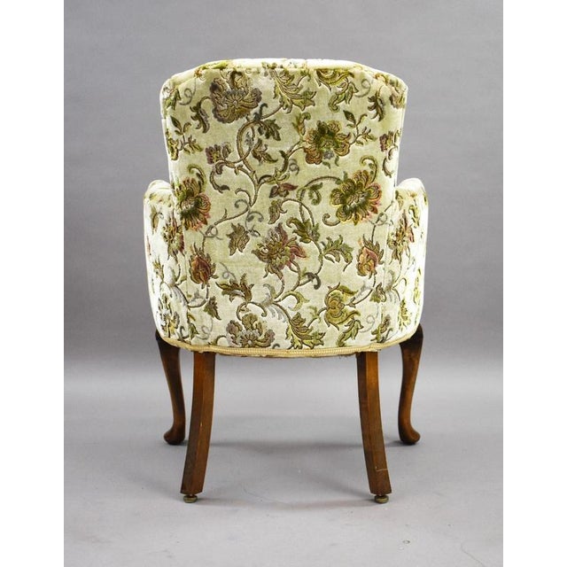 1920s Queen Anne Walnut Armchairs, 1920, Set of 4 For Sale - Image 5 of 10