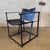 Black 1990s Post Modern Black Leather and Metal Armchair #4 Attributed to Radbound Van Beekum for Pastoe For Sale - Image 8 of 12
