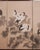 Japanese Style Showa Four-Panel Screen Cranes in Pine Trees For Sale - Image 4 of 18