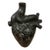 Mexican Black Clay Heart For Sale