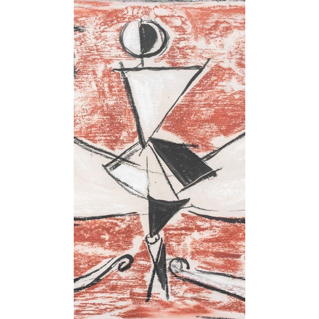 Marino Marini Marino Marini Cavaliere Mixed Media on Paper, 1955 For Sale - Image 4 of 9