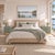Wood Sage Green Murano Glass Nightstands with Brass Plinth from Justfurnituress SRL, Set of 2 For Sale - Image 7 of 9