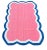 Not Yet Made - Made To Order Handmade Cotton Scalloped Rug Reversible Light Pink and Royal Blue Dhurrie-3'x5' For Sale - Image 9 of 11