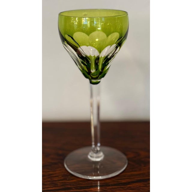 Vintage Wine Glasses from Val Saint Lamber, 1950s, Set of 11 For Sale - Image 11 of 17