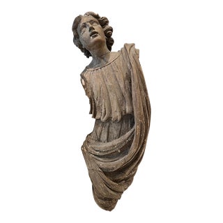 17th Century Belgian Linden Wood Statue of Mary Magdalene For Sale