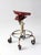 Vintage Industrial Rolling Stool With Cast Iron Tractor Seat For Sale - Image 15 of 18