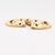 Vintage 14k Gold Comedy & Tragedy Masks Figural Charm for a Bracelet For Sale - Image 10 of 14