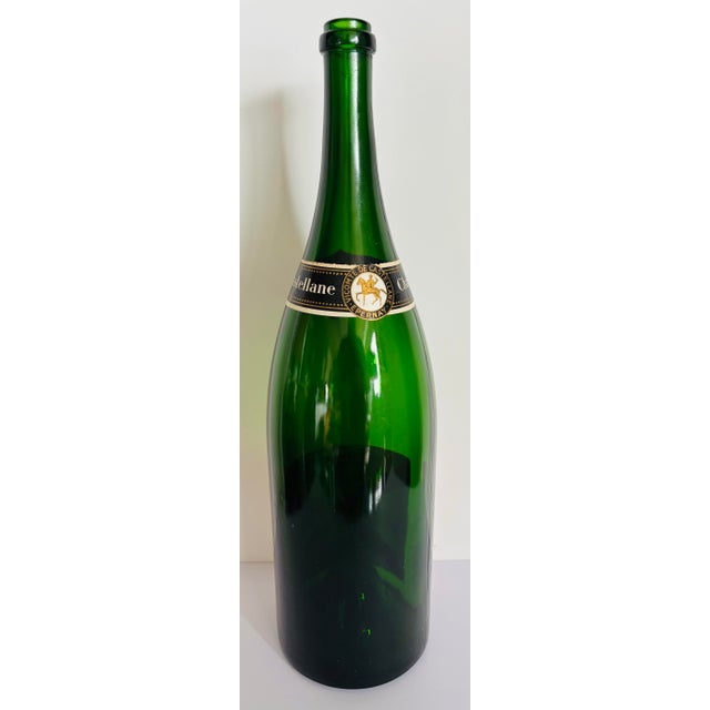 Red Late 20th Century De Castellane Brut Champagne Specimen Bottle For Sale - Image 8 of 10