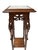 Art Nouveau Pedestal Plant Stand in Hand-Carved Beech & Marble, 1900s For Sale - Image 3 of 10