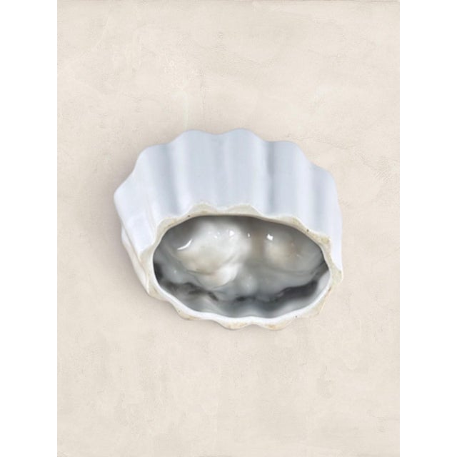 Ceramic Antique English Ironstone Fluted Jelly Mould For Sale - Image 7 of 10