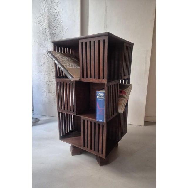 Vintage Carousel Bookcase, 1960s For Sale - Image 6 of 8