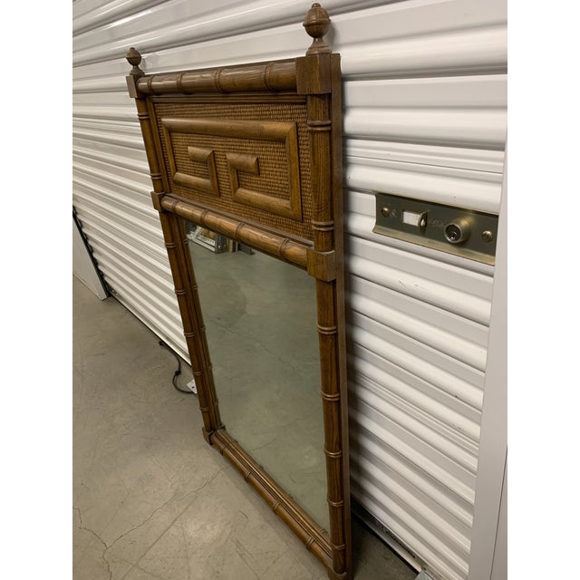 Here we have a vintage Mid Century mirror. This one was made in America by Dixie for their Shangri La line. This mirror...