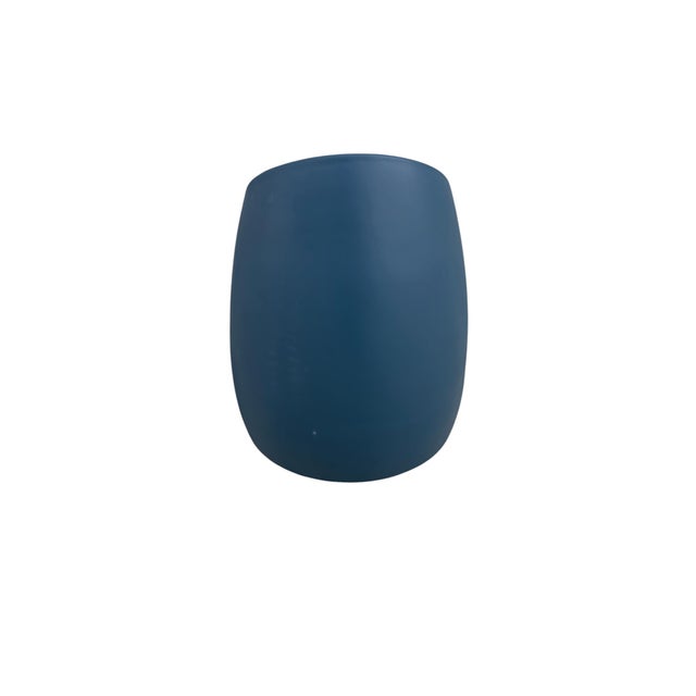 Blue Ceramic Vase, Italy, 1970s For Sale - Image 3 of 5