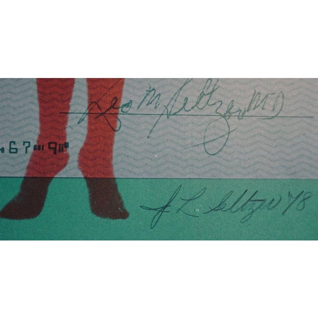 Artist: Joanne Seltzer Title: Dance Lesson #6 Medium: Lithograph Signed: Hand Signed Edition: 221/300 Measurements: 22" x...