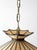 Vintage Tiffany Style Stained Glass Hanging Pendant Light For Sale - Image 11 of 18