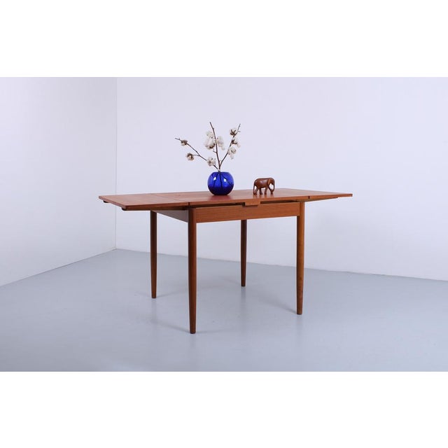 Small Extendable Dining Table in Teak by Cees Braakman for Pastoe, 1950s For Sale - Image 9 of 18