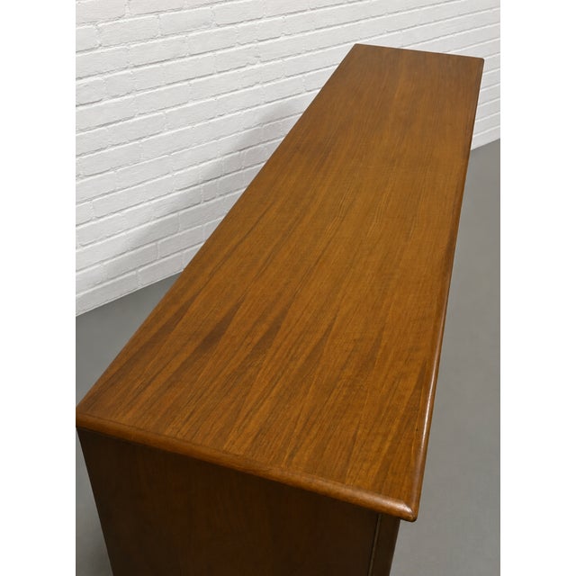 Mid Century Modern Walnut Credenza by Alfred Cox, Made in England, C. 1960’s For Sale - Image 11 of 18