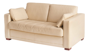 Vintage Two-Seater Sofa in Leather by Gerbet Grebot, 1990s