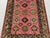 Art Deco Pink Kazak Tribal Rug With Green Border, 4'11" X 6'8" For Sale - Image 3 of 13