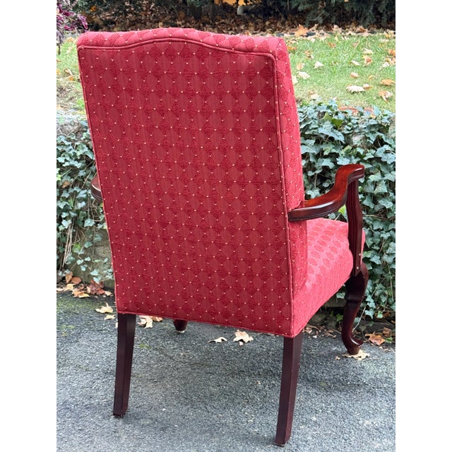 Fairfield Fairfield Furniture Upholstered Armchairs - A Pair For Sale - Image 4 of 12