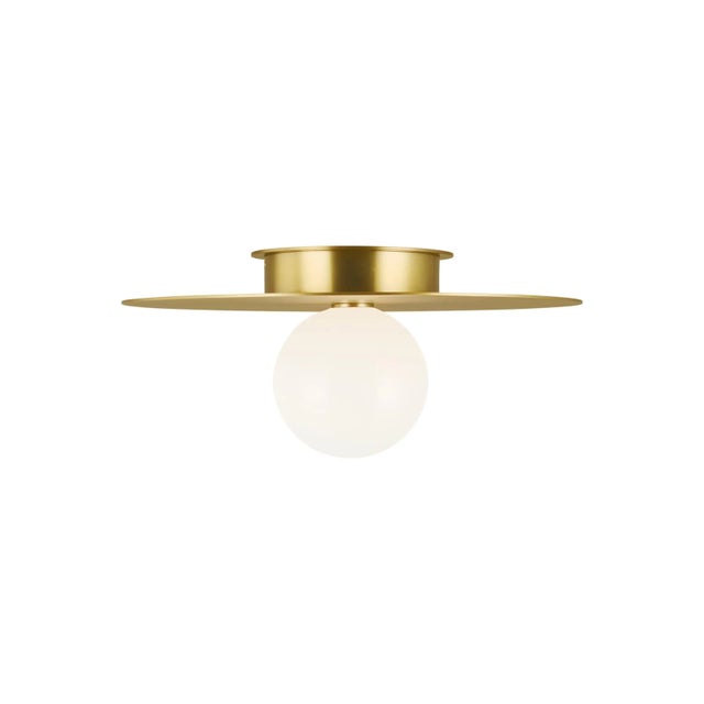 Contemporary Kelly Wearstler by Visual Comfort Studio Nodes Large Flush Mount, Brass For Sale - Image 3 of 3