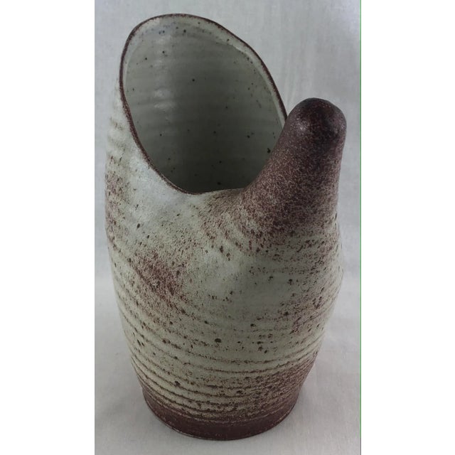 Accolay French Ceramic Vase or Vessel, Manner of A. Kostanda, 1960s For Sale In Miami - Image 6 of 10