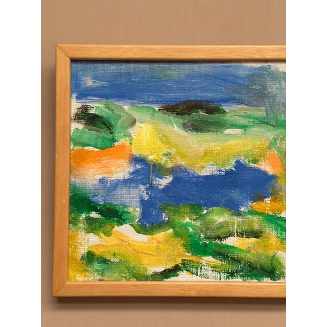 Inge Blomqvist, Composition, 1960s, Oil Painting on Canvas, Framed For Sale - Image 8 of 14