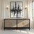 Leather Wrapped Midcentury Modern Credenza For Sale - Image 12 of 12