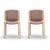 Joe Colombo 300 Chairs in Wood and Kvadrat Fabric by Joe Colombo for Karakter, Set of 6 For Sale - Image 4 of 16